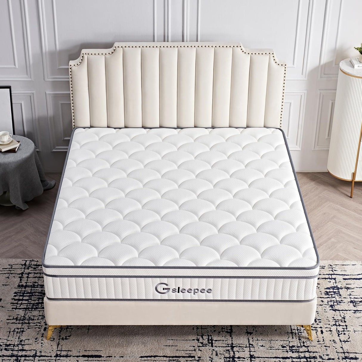 Queen Mattress, 10 Inch Queen Size Mattress in a Box, Gel Memory Foam Hybrid Mattress