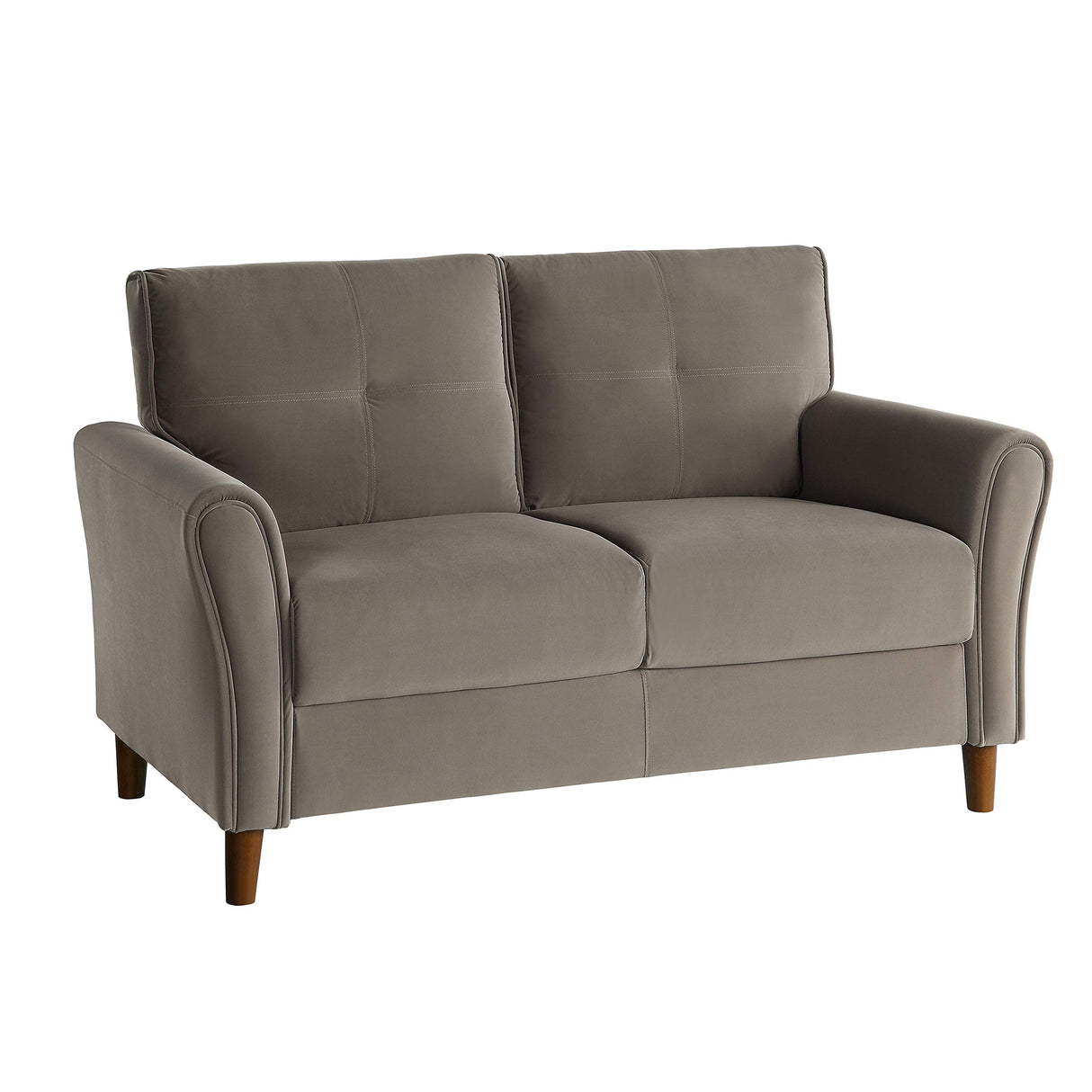 Brinkley Living Room Loveseat, Brown