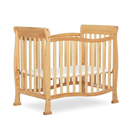 Violet 4-In-1 Convertible Mini Crib In Espresso, Greenguard Gold Certified, JPMA Certified