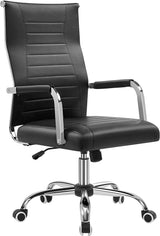 High-Back Office Desk Chair Executive Task Chair Management Chair PU Leather Chair