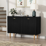 Sideboard Buffet Cabinet, 48" Modern Accent Cabinet with 4 Door