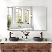 Frameless Mirror,  Bathroom Mirror for Over Sink, Unframed Vanity Mirror
