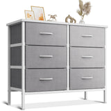 Dresser for Bedroom Dresser TV Stand with 6 Storage Drawers,