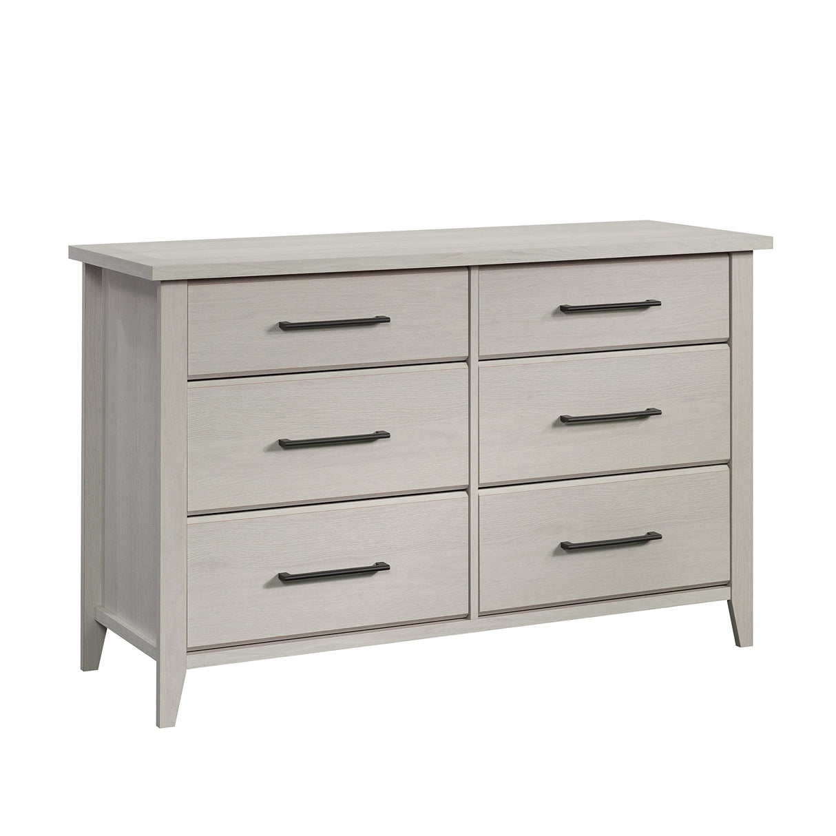 Dresser for Bedroom with LED Lights, 12 Drawers Bedroom Dresser, Black Dresser and Tall Dresser with Open Shelves, Fabric Dressers & Chests of Drawers with Sturdy Metal Frame, White