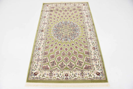 Loom Narenj Collection Classic Traditional Textured Medallion Pattern Design Area Rug,