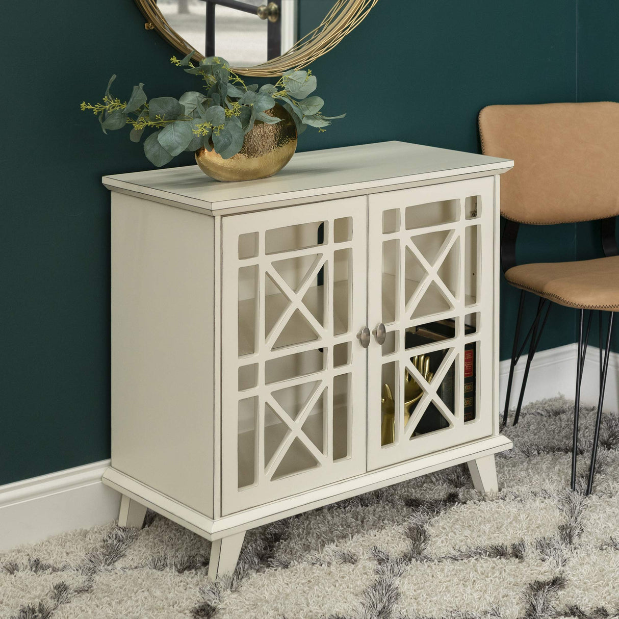 Walker Edison Wood Kitchen Accent Buffet Sideboard Entryway Serving Storage Cabinet