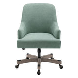 Bradwell Adjustable Swivel Office Chair - Mint Fabric