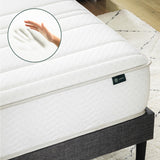 8 Inch Foam and Spring Hybrid Mattress [New Version], Full, Fiberglass free