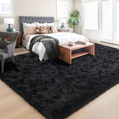 Large Area Rugs for Living Room Bedroom 6x9 Feet, Fluffy Kids Room Plush Shaggy