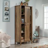 Miscellaneous Sliding Door Storage Pantry cabinets, L: 27.09" x W: 15.39" x H: 62.99",