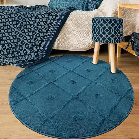 Rugs Palafito 8x10 Geometric Shag Diamond High-Low Pile Textured Indoor Area