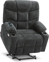 Power Lift Recliner Chair with Extended Footrest for Elderly People