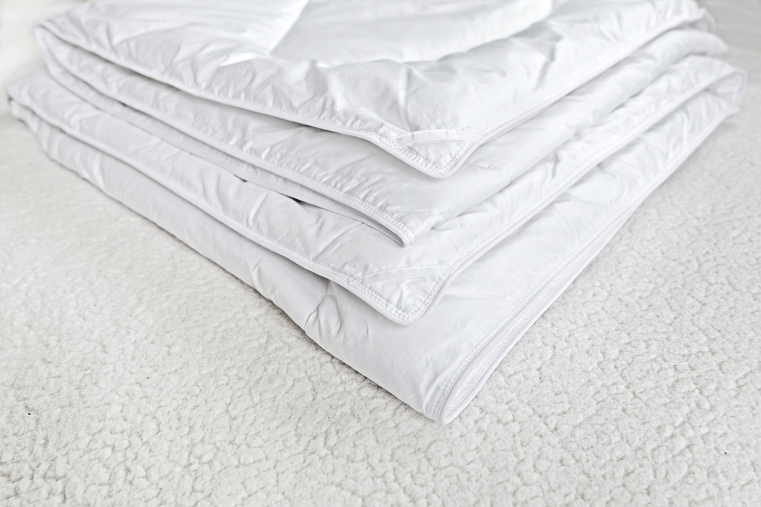 Alternative Duvet Comforter 100% Peruvian Alpaca Wool Fill - All-Season Hypoallergenic Thermal Control - All natural sustainable, King/Cal King