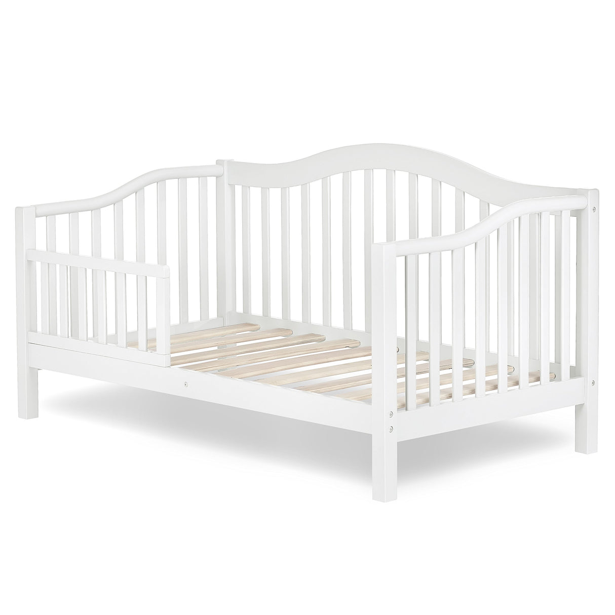 Austin Toddler Day Bed in White, Greenguard Gold Certified 54x30x29 Inch