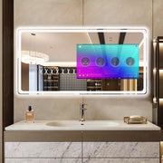 39×20 Inch Smart Bathroom Mirror with Touchscreen TV
