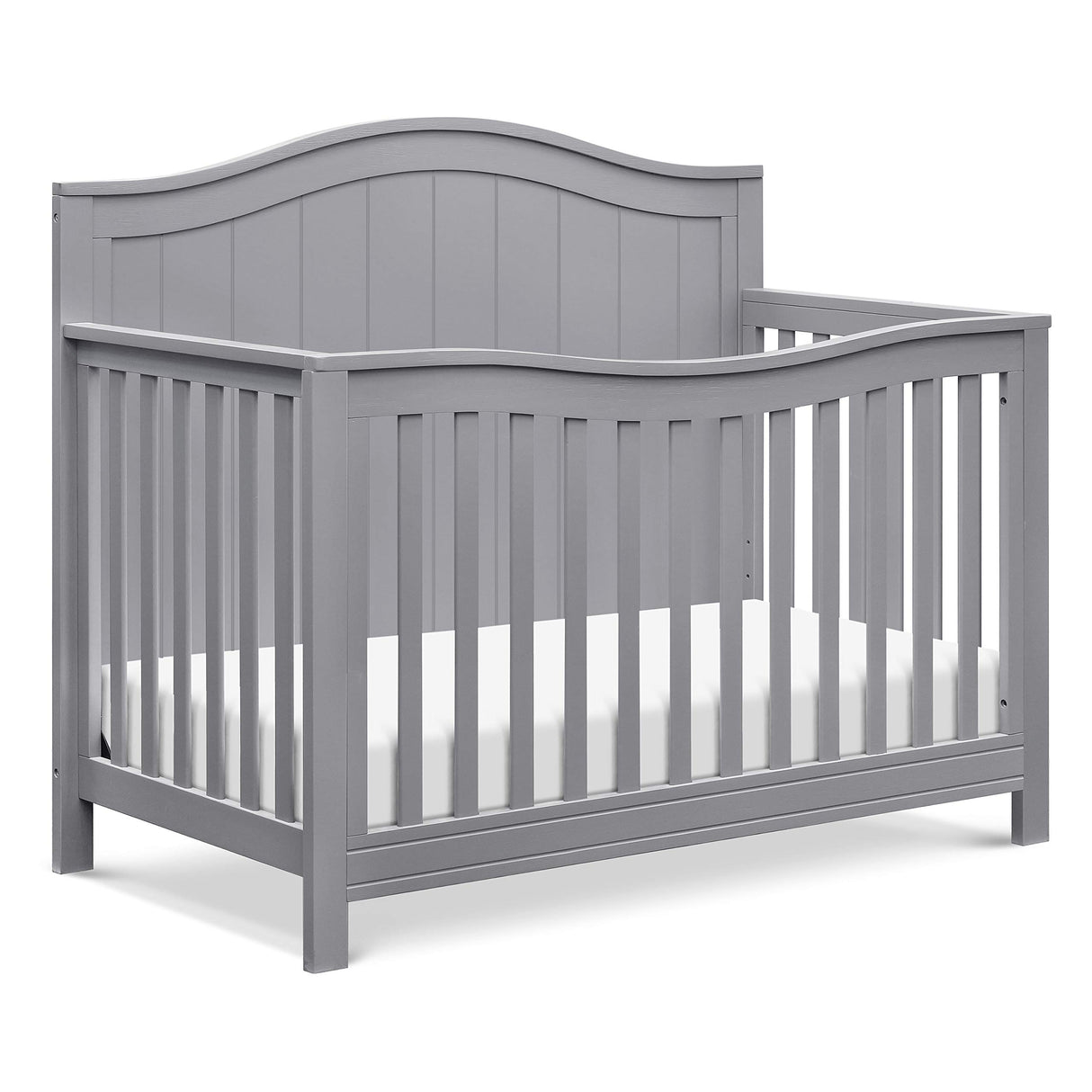 4-in-1 Convertible Crib in Grey, Greenguard Gold Certified