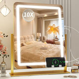 Vanity Mirror with Lights, 32" x 22" Large Lighted Vanity Mirror with Dimmable 3 Modes