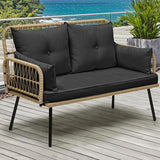 Patio Furniture Wicker Outdoor Bistro Set