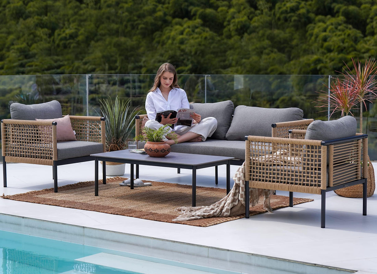 Outdoor 4-Piece Conversation Set