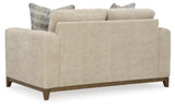 Signature Design by Ashley Parklynn Classic Loveseat for Living Room, Beige