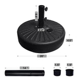 Umbrella Base Water Filled Stand Market Patio Outdoor Heavy