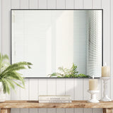 36 x 48 Inch Rectangle Wall Mirror, Aluminum Frame Rectangular Mirror