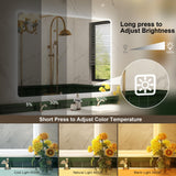 28"x36" LED-Bathroom-Mirror-with-Lights, Wall-Mounted with Bluetooth Speaker