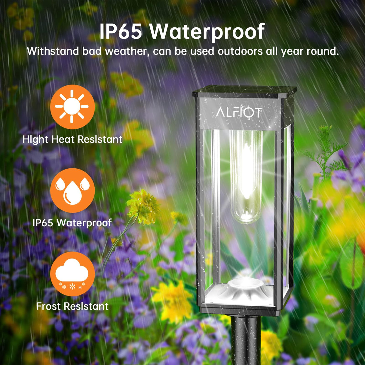 Solar Pathway Lights Outdoor,8 Pack Bright Solar Lights Outdoor,IP65 Waterproof Solar