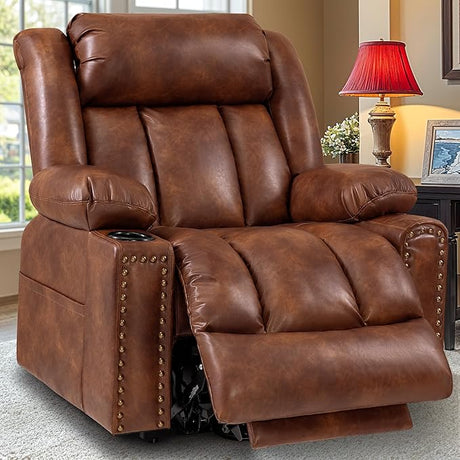 Triple Motor Large Power Lift Recliner Chair for Elderly with Heat and Massage