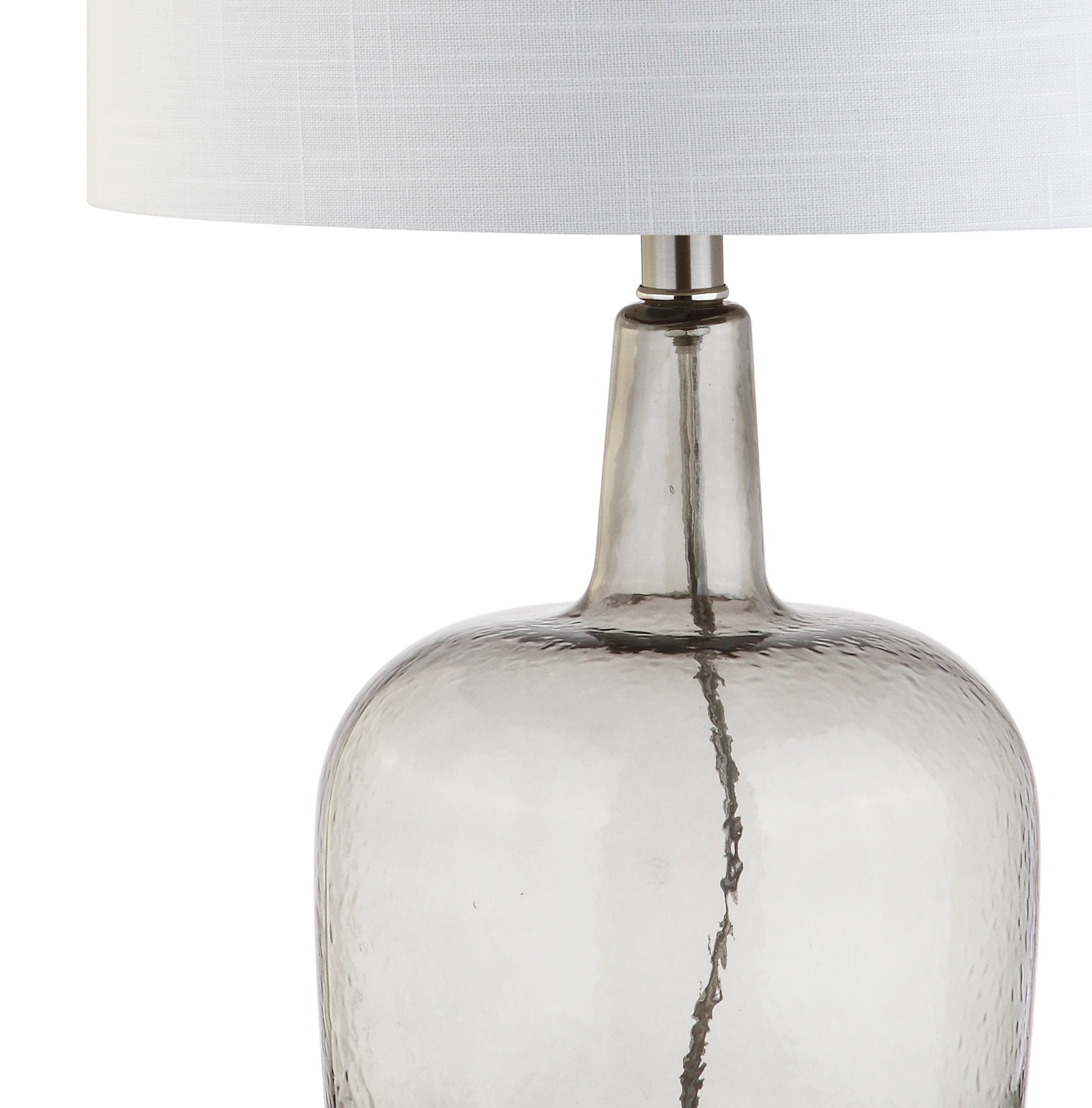 Augustine 26" Glass LED Table Lamp Modern Contemporary Bedside Desk