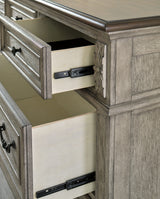 Signature Design by Ashley Londenbay Classic Farmhouse 7 Drawer Dresser, Brown & Gray