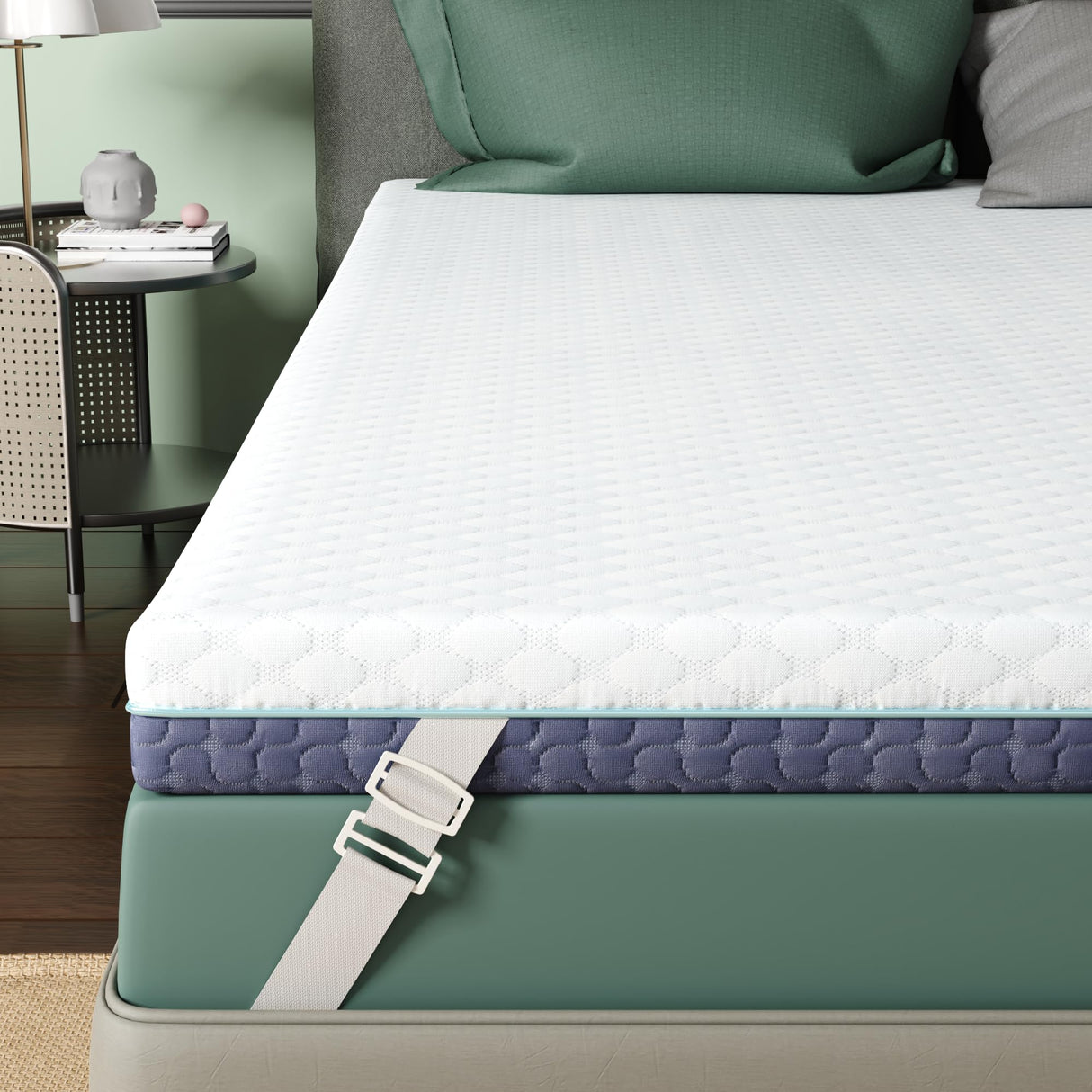 3 Inch Firm Mattress Topper Twin Size, Memory Foam Bed Topper with Soft & Firm Options for Back Pain Relief