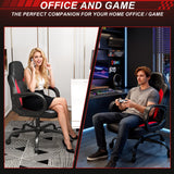 Ergonomic Gaming Office Chair with Lumbar Support - Red