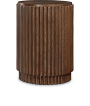 99055Brown-ET Ronin Collection Mid-Century Modern End Table with Rich Dark