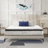 14 Inch Cal King Mattress with Cool-to-Touch Cover, Euro Top Hybrid Gel Memory Foam