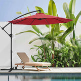 10ft Offset Patio Umbrella - Offset Hanging Cantilever Patio Outdoor Market Umbrella