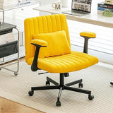Velvet Ergonomic Office Chair with Adjustable Height & Lumbar Support