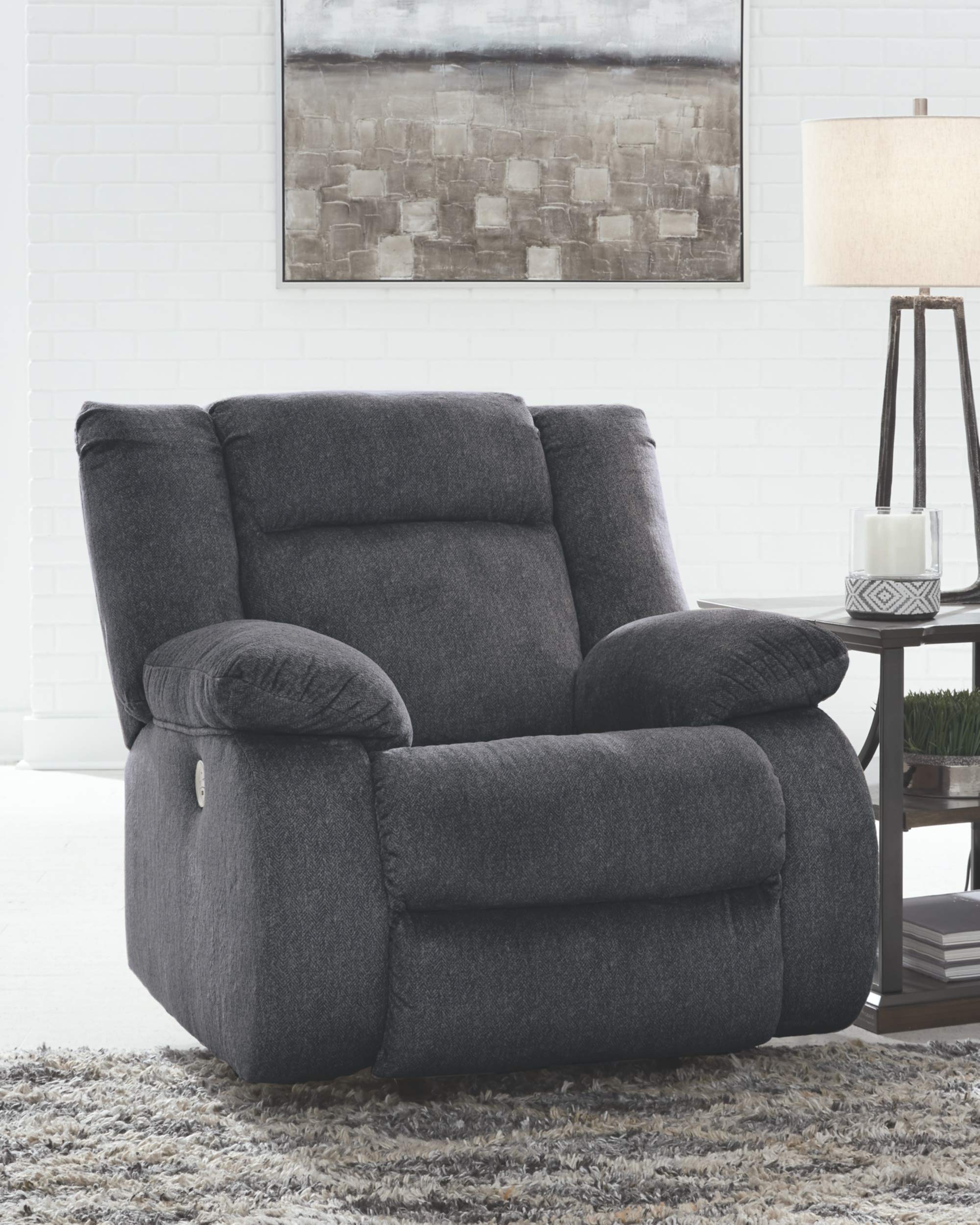 ModLuxe Power Rocker Recliner Chair with USB & Plush Velvet Finish