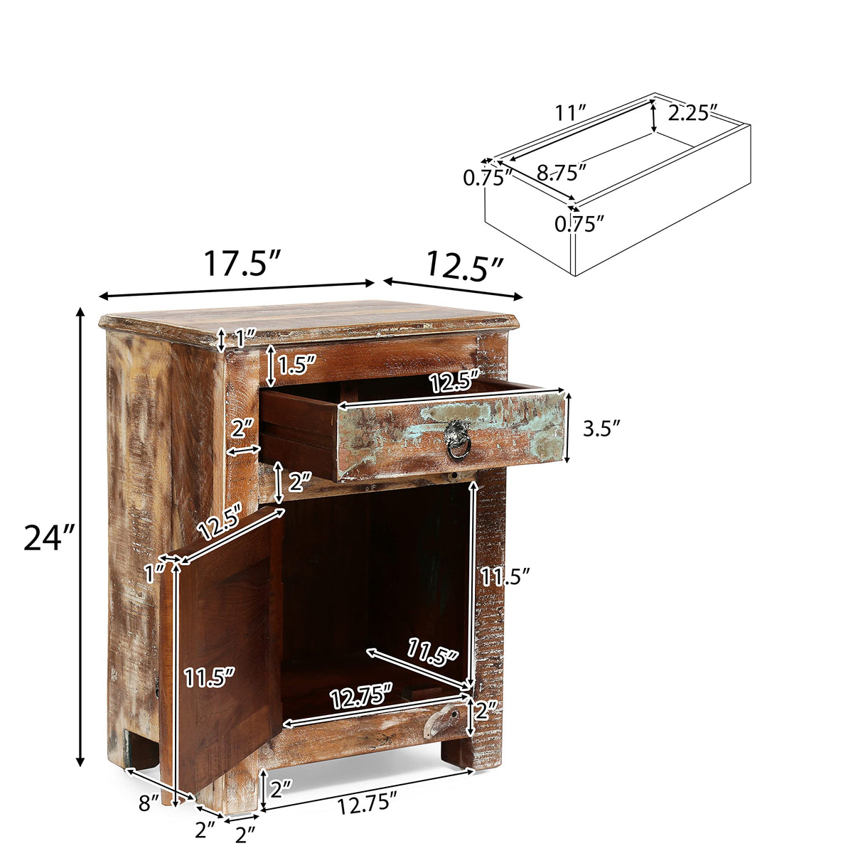 Offerman NIGHTSTAND, Natural