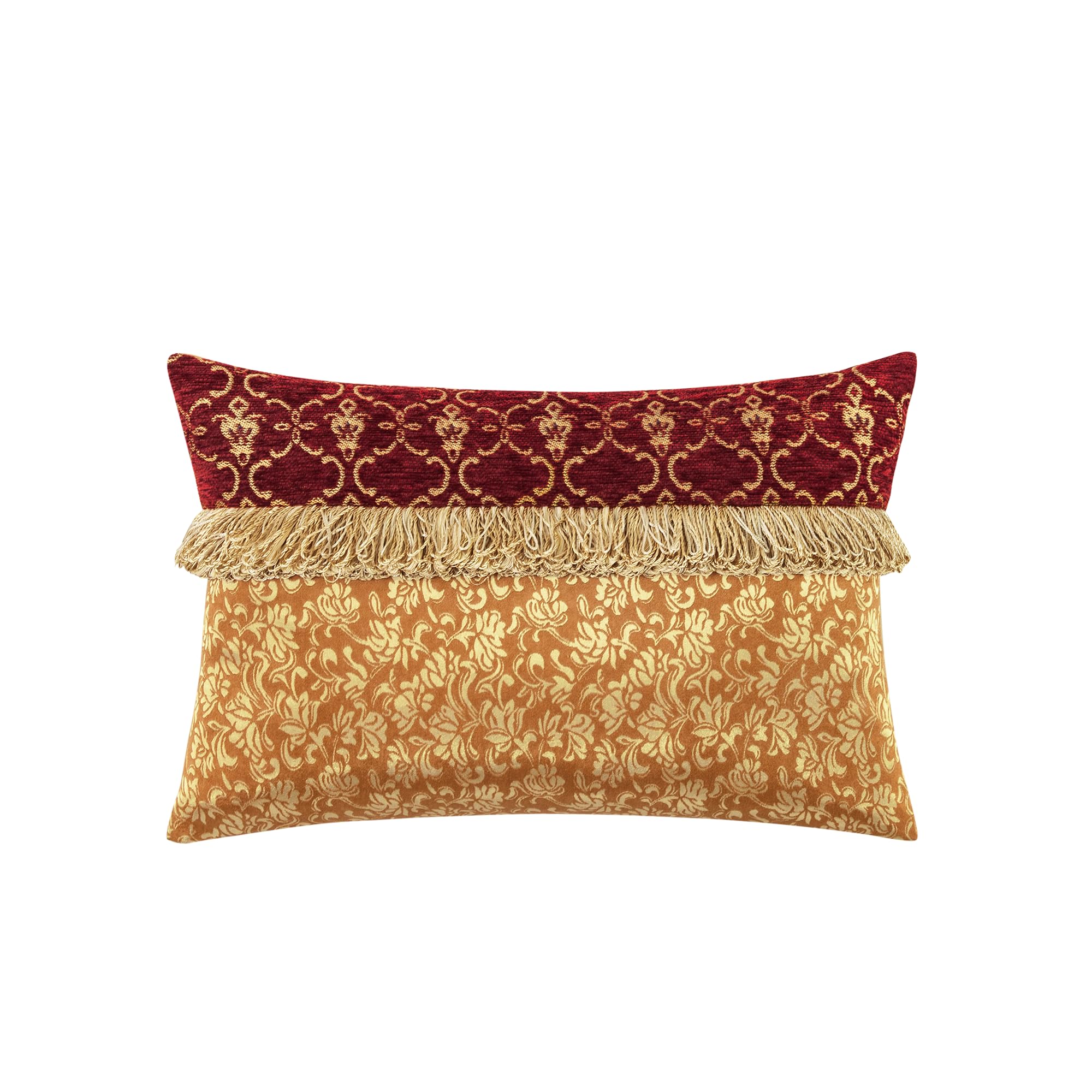 9-Piece Chenille Jacquard Comforter Set - Luxury Floral Bedding Queen