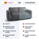 Slipcover - Oversized Chair Cover - Stretch Couch Cover - Cushion Love Seat