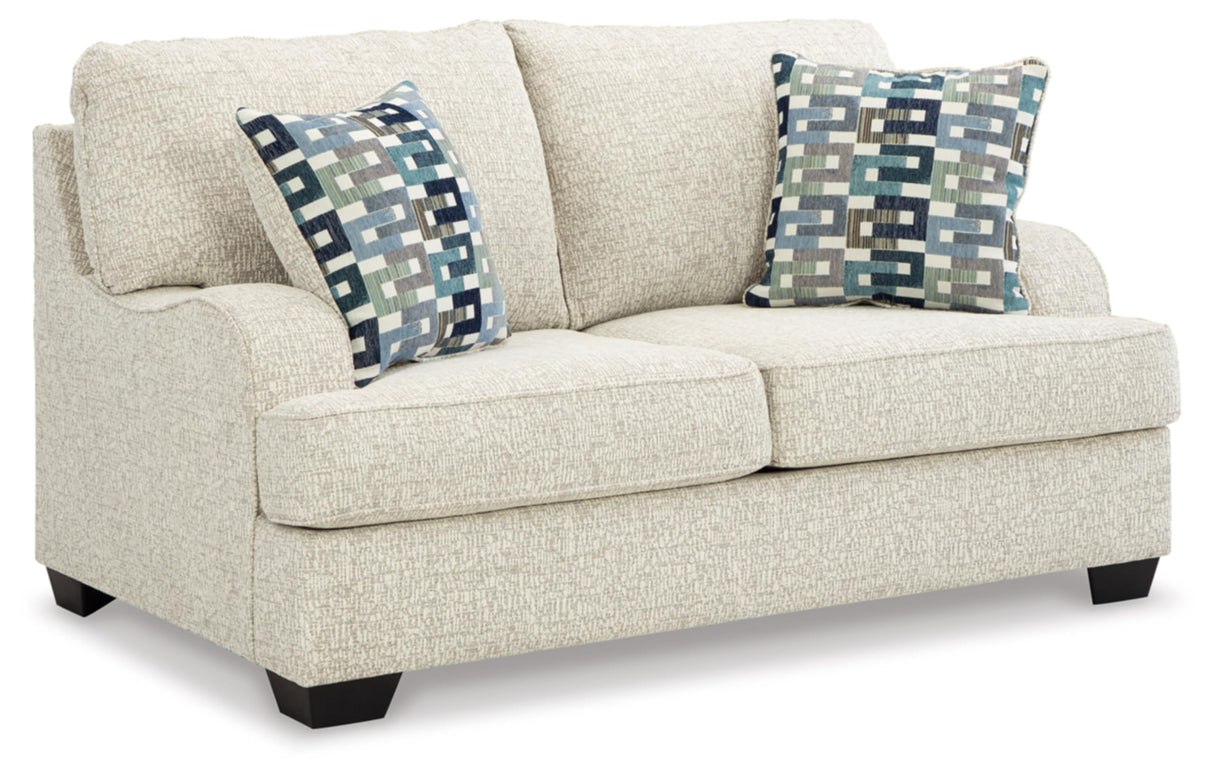 Valerano Casual Loveseat for Living Room, Beige