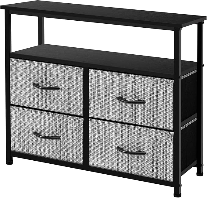 Concept Dresser with Shelves-Storage Chest for Bedroom, Living Room, Hallway, Closet