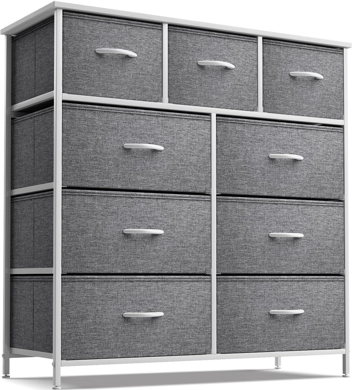 Dresser with 9 Drawers - Furniture Storage Chest Tower Unit for Bedroom, Hallway