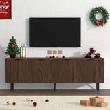 TV Stand for 75 Inch TV, Entertainment Center with Storage