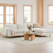 Large Luxury L Shape Convertible Sectional Modular Sofa