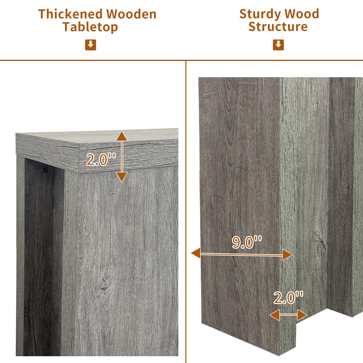 70.9" Extra Long Console Table - Farmhouse Entryway Table