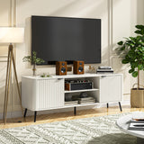 TV Stand, 58" Modern Media TV Console Table with Storage for 55/60/65 inch TV