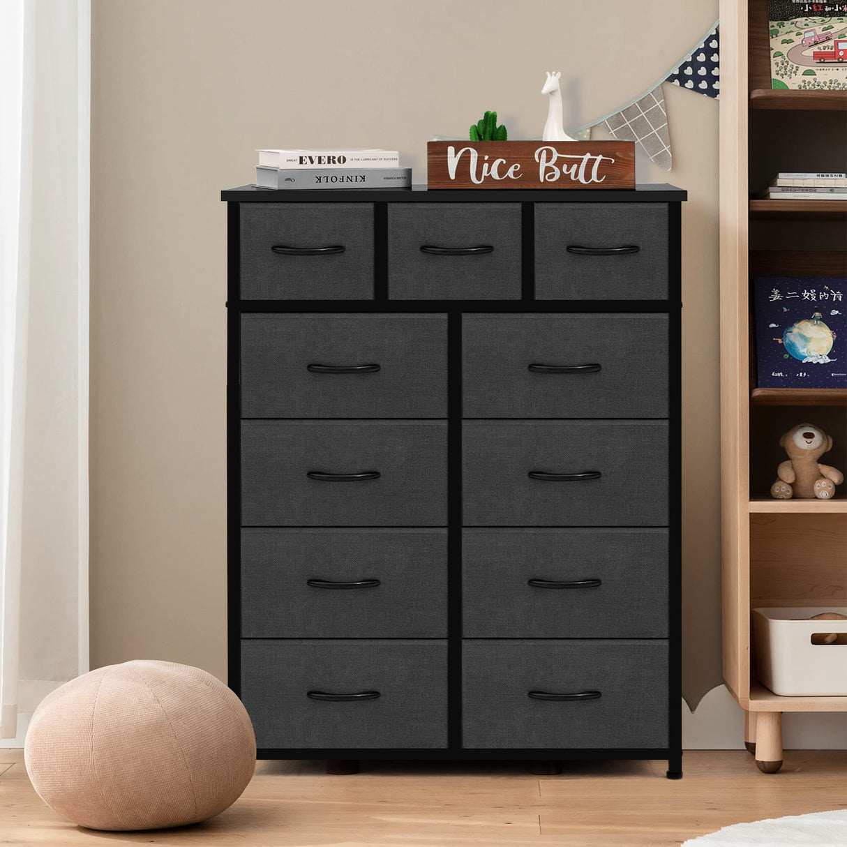 11-Drawer Dresser, Fabric Storage Tower for Bedroom, Living Room