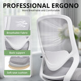 400lbs Heavy Duty Drafting Chair with Lumbar Support